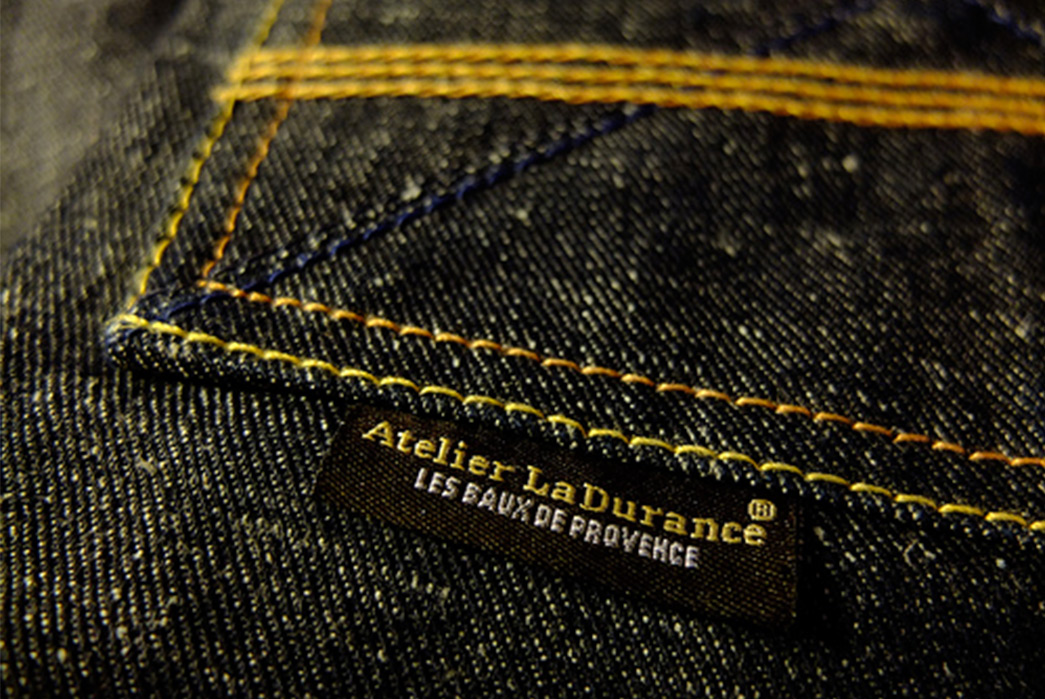 logotipo jeans atelier ladurance etiqueta moda jovem fashion